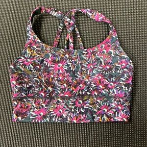 LULULEMON CROP BRA SIZE 4
